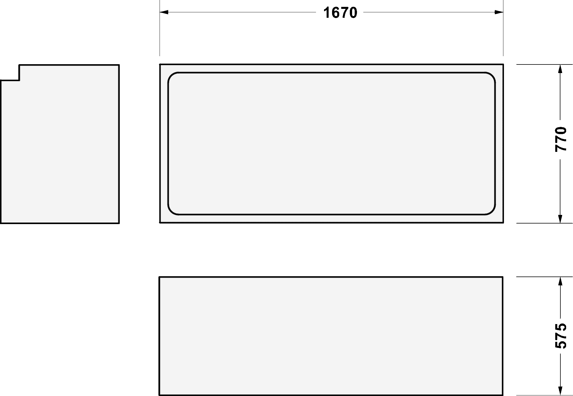 Bathtub support, 791444