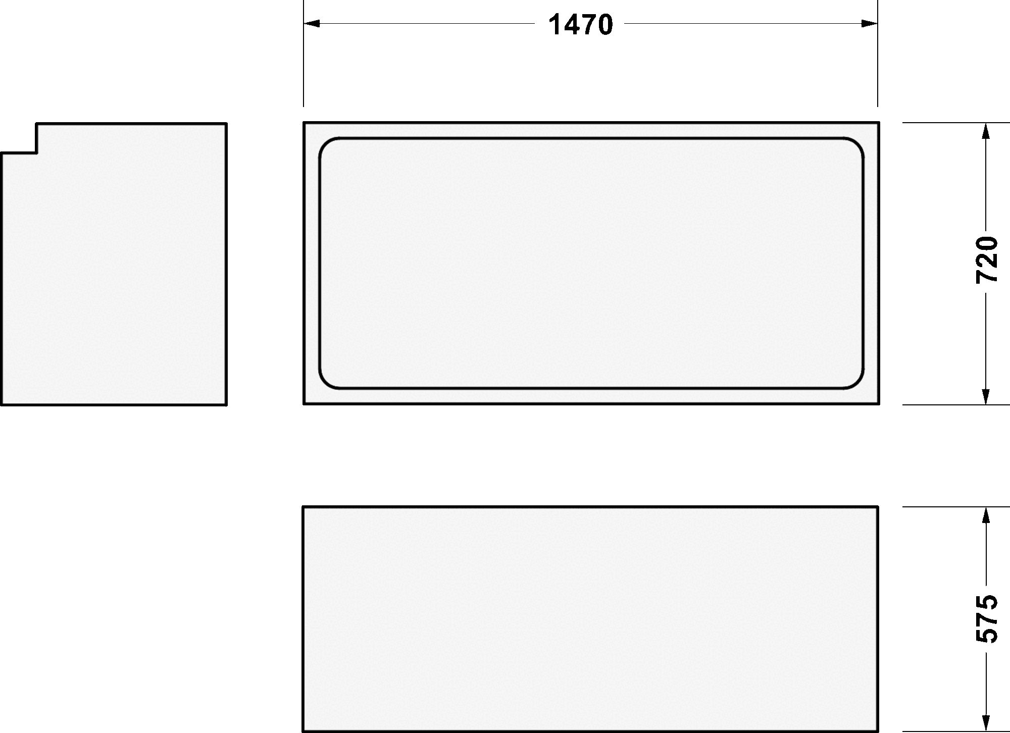 Bathtub support, 791440