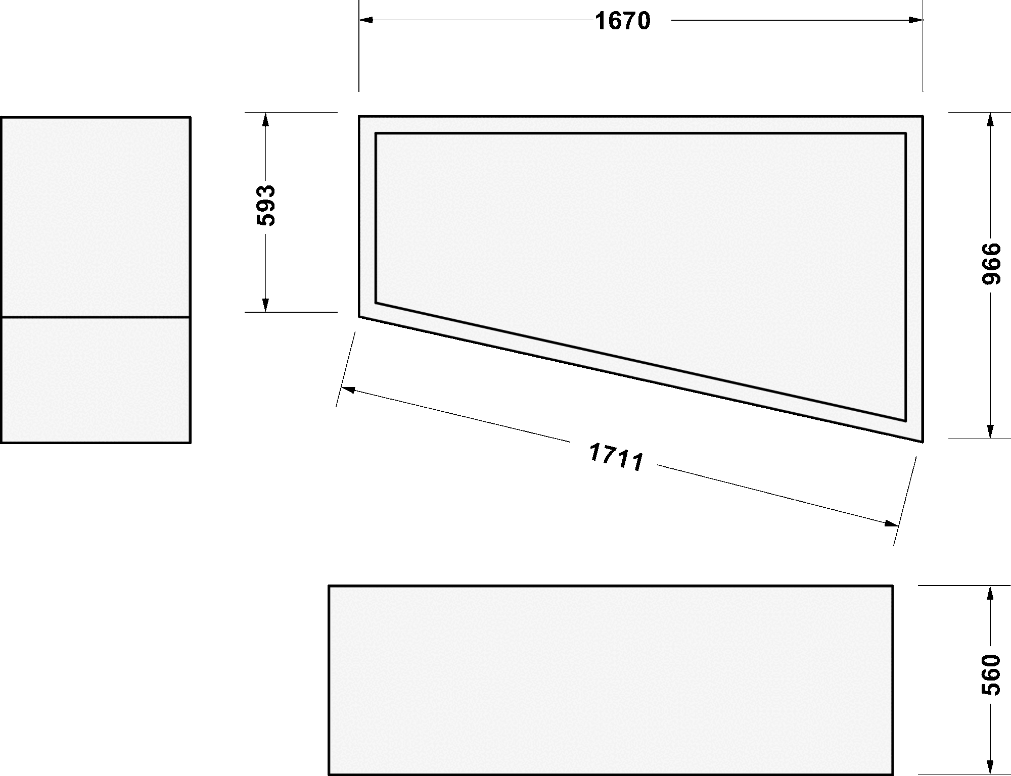 Bathtub support, 791419