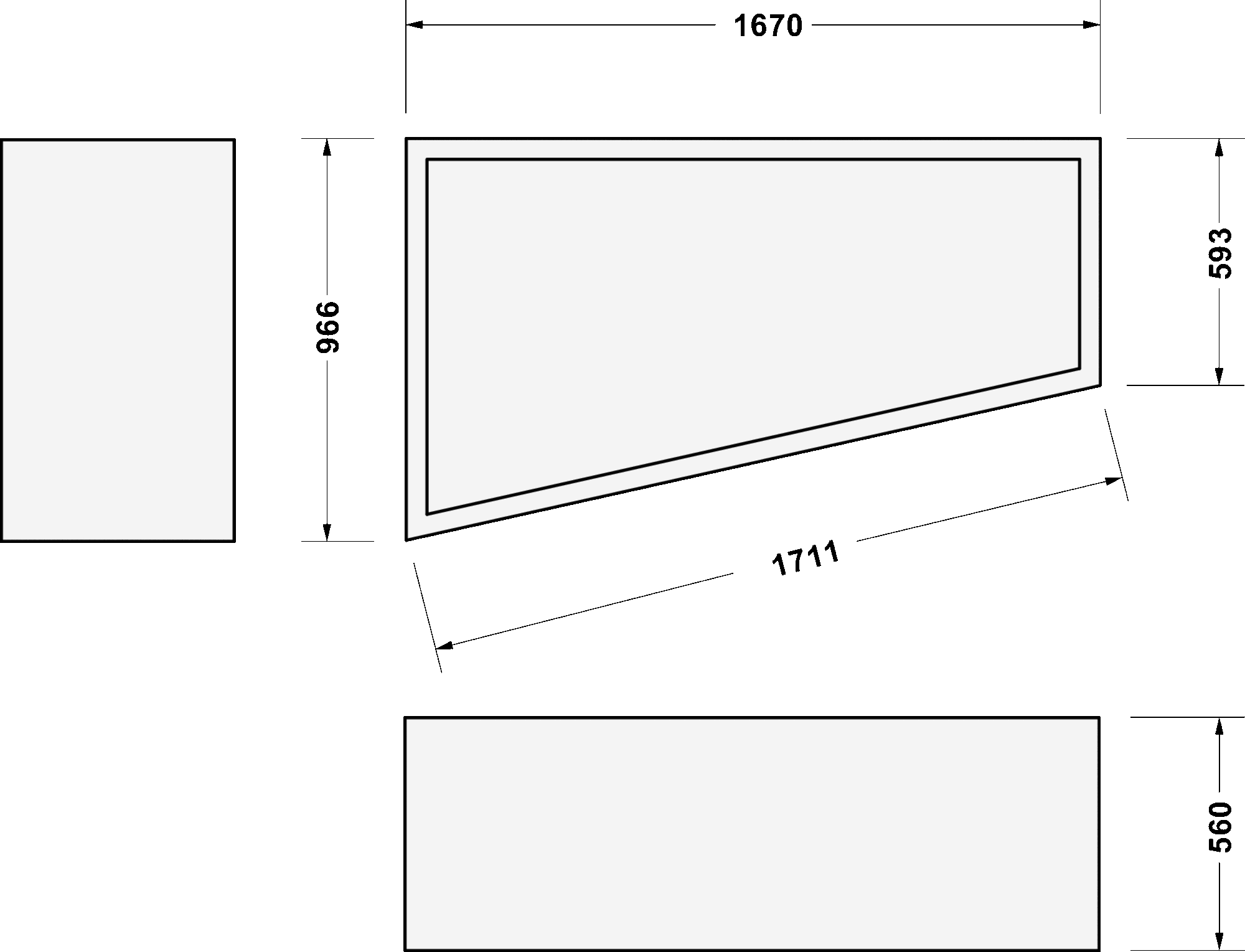 Bathtub support, 791418