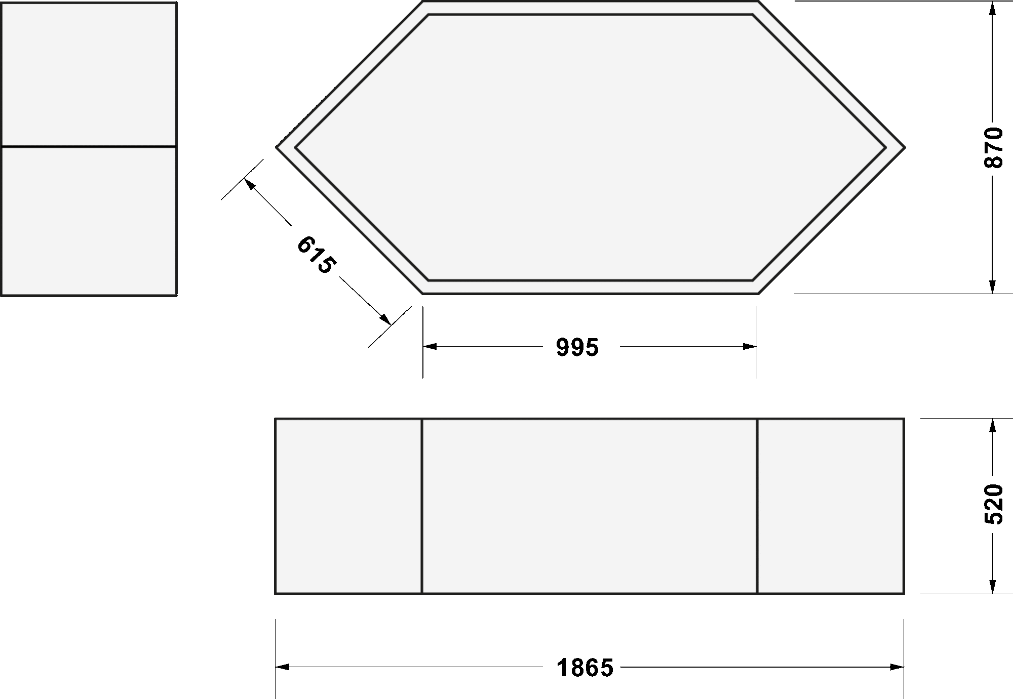 Bathtub support, 790477
