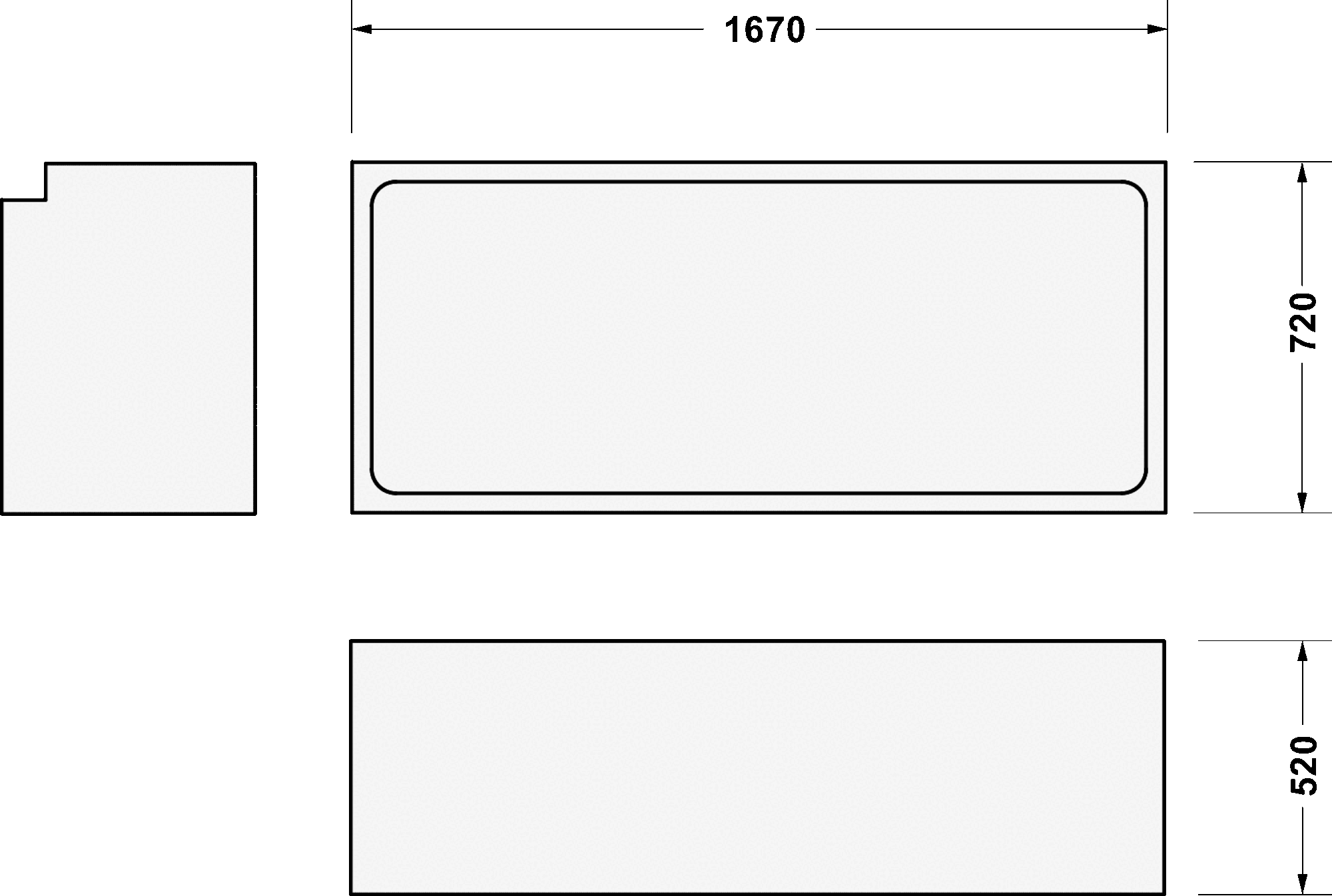 Bathtub support, 790474