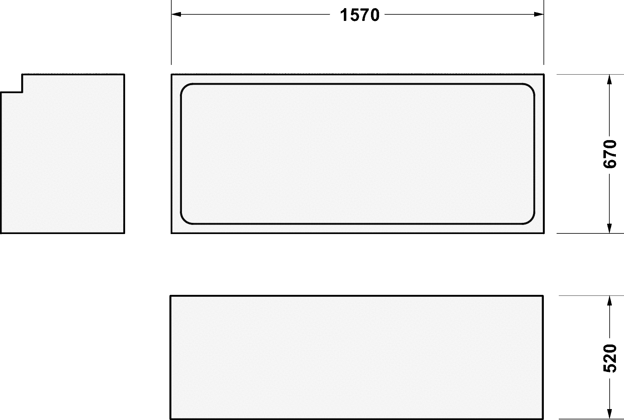Bathtub support, 790472