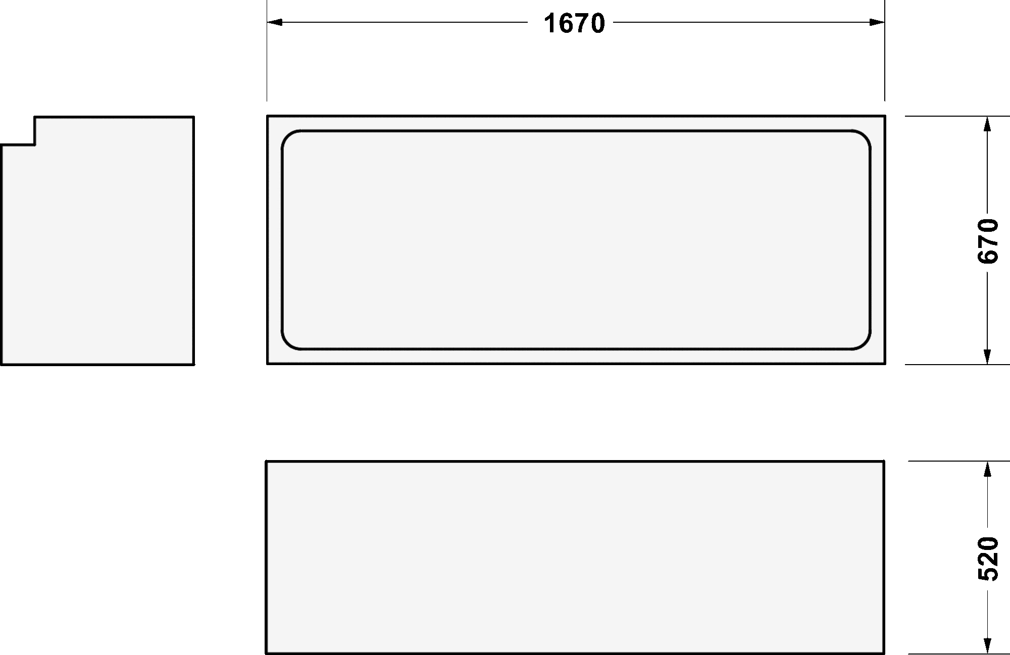 Bathtub support, 790471