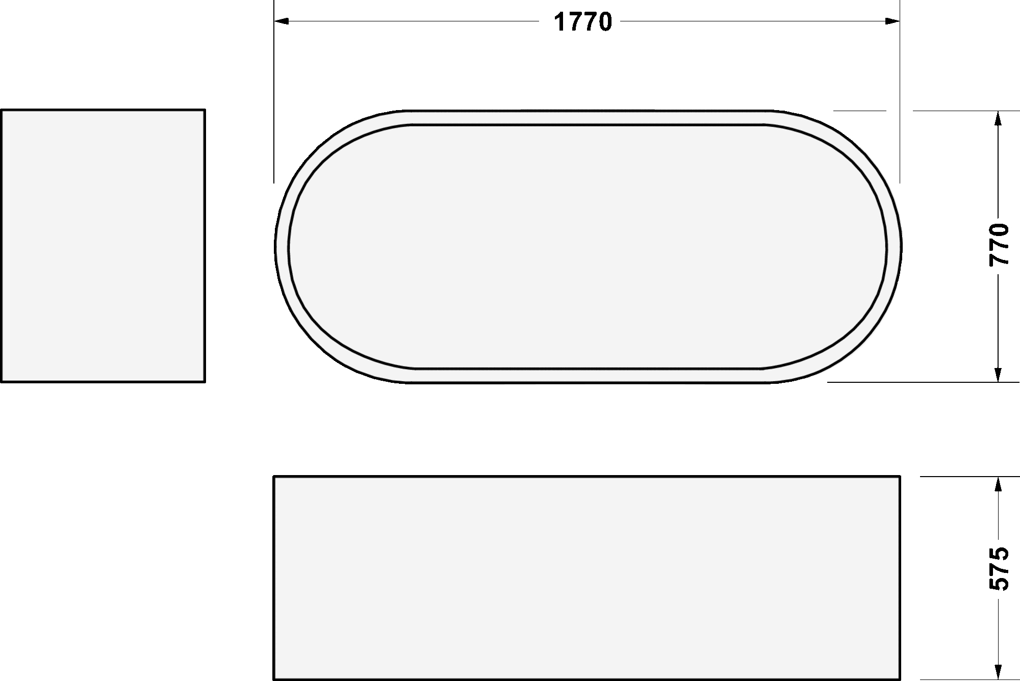 Bathtub support, 790414
