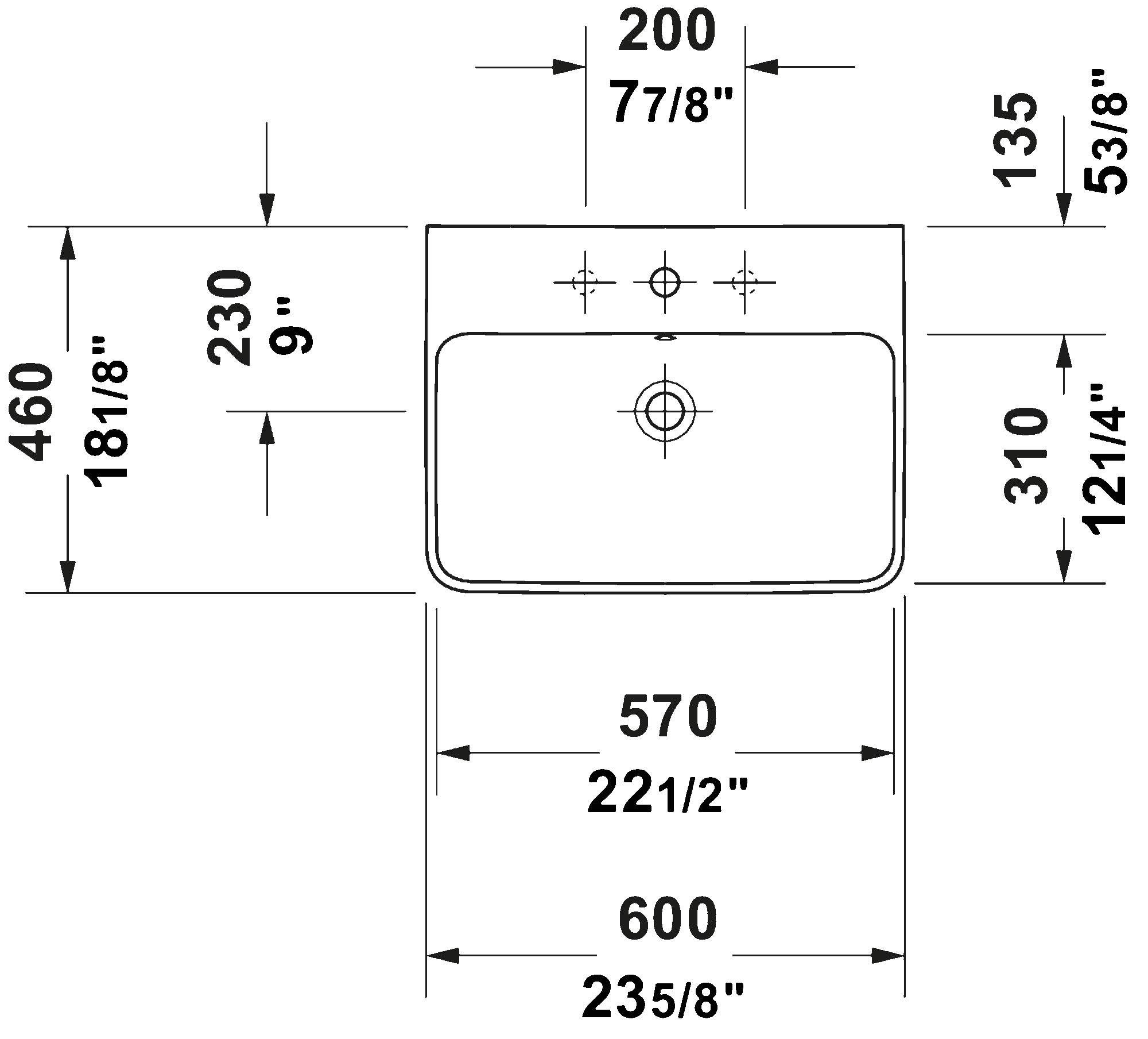Wall Mounted Sink, 233560