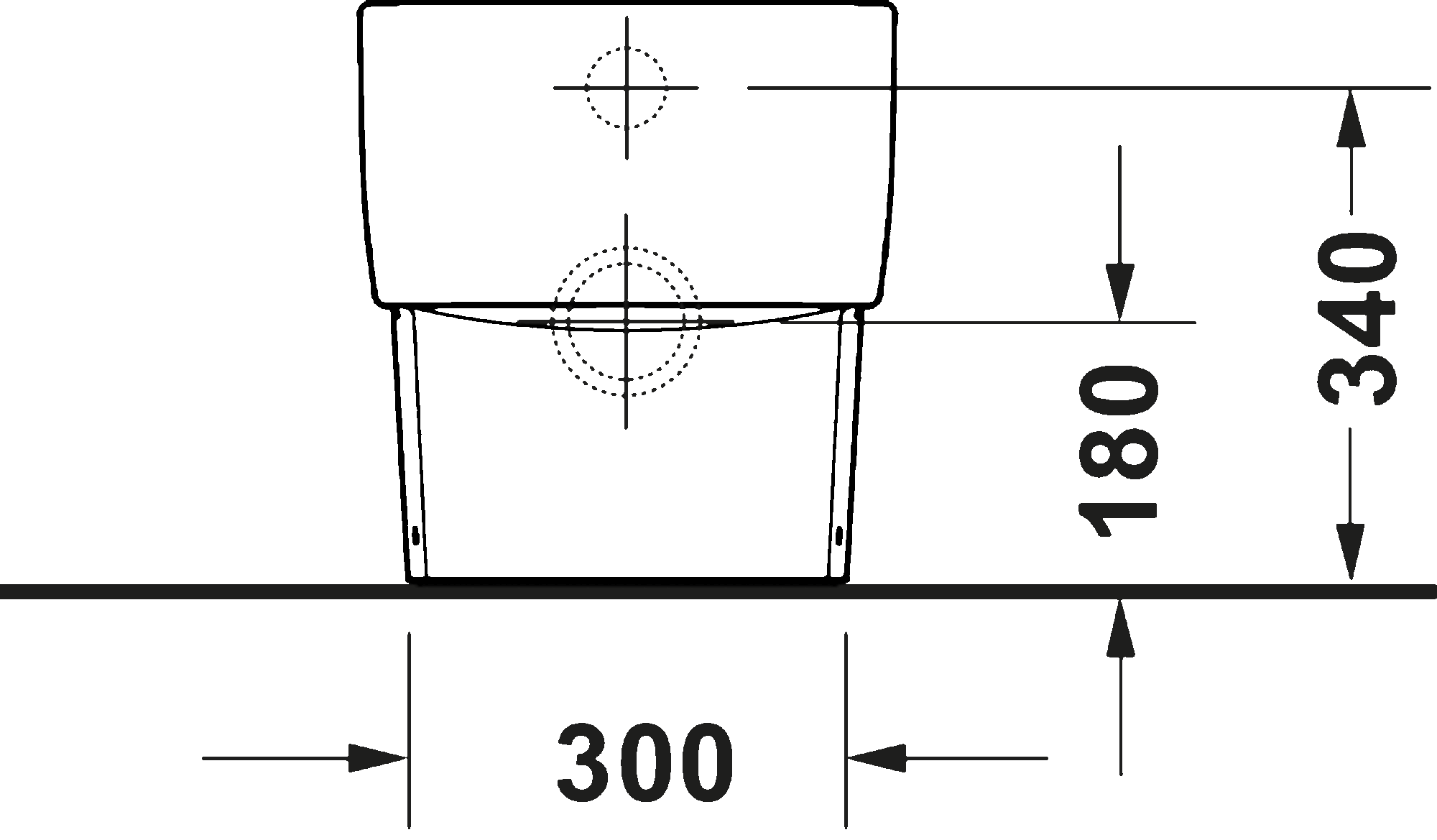 Floorstanding toilet, 207109