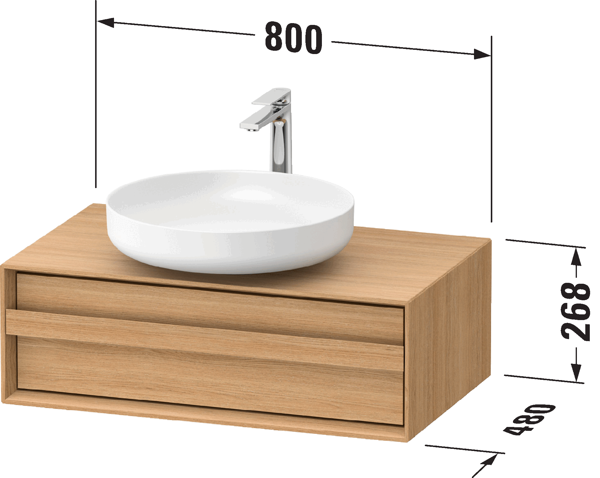 Mueble bajo lavabo para encimera, OC5090
