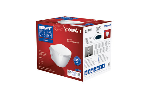 Toilet set wall-mounted, 45870900A1 Toilet seat, 0021690000, Removable Seat, Soft-closing, Soft-closing, Packaging dimensions: 400x445x520 mm