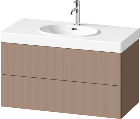 Vanity unit wall-mounted, BA47240JFIF0000 Front: Umbra Structured Matt, Decor, Corpus: Umbra Matt, Decor