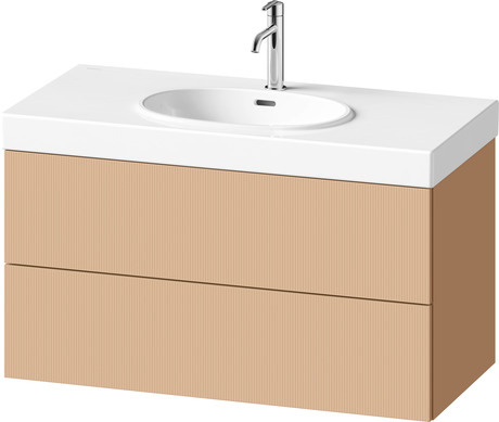 Vanity unit wall-mounted, BA47240JHIH0000 Front: Terraccino Structured Matt, Decor, Corpus: Terraccino Matt, Decor