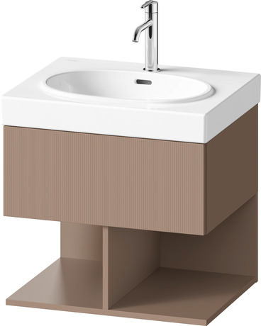 Vanity unit wall-mounted, BA47260JFIF0000 Front: Umbra Structured Matt, Decor, Corpus: Umbra Matt, Decor