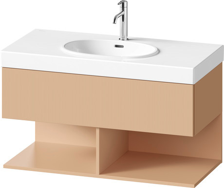 Vanity unit wall-mounted, BA47280JHIH0000 Front: Terraccino Structured Matt, Decor, Corpus: Terraccino Matt, Decor