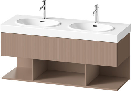 Vanity unit wall-mounted, BA47290JFIF0000 Front: Umbra Structured Matt, Decor, Corpus: Umbra Matt, Decor