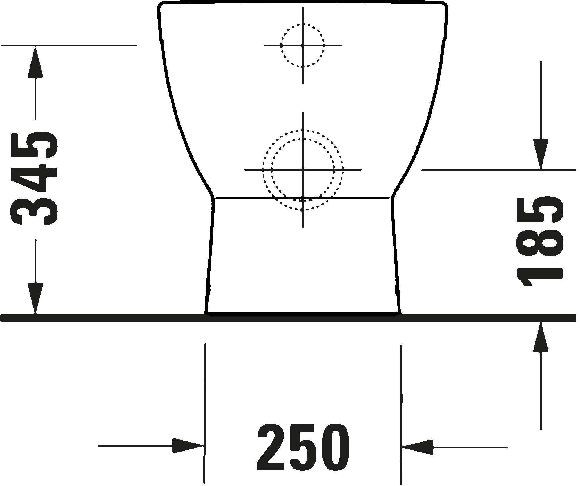 Floorstanding toilet, 203609