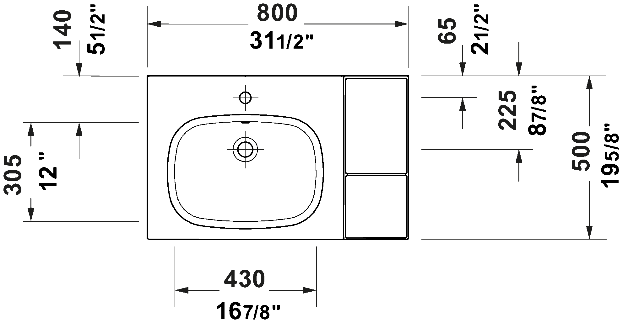 Wall Mounted Sink, 239580