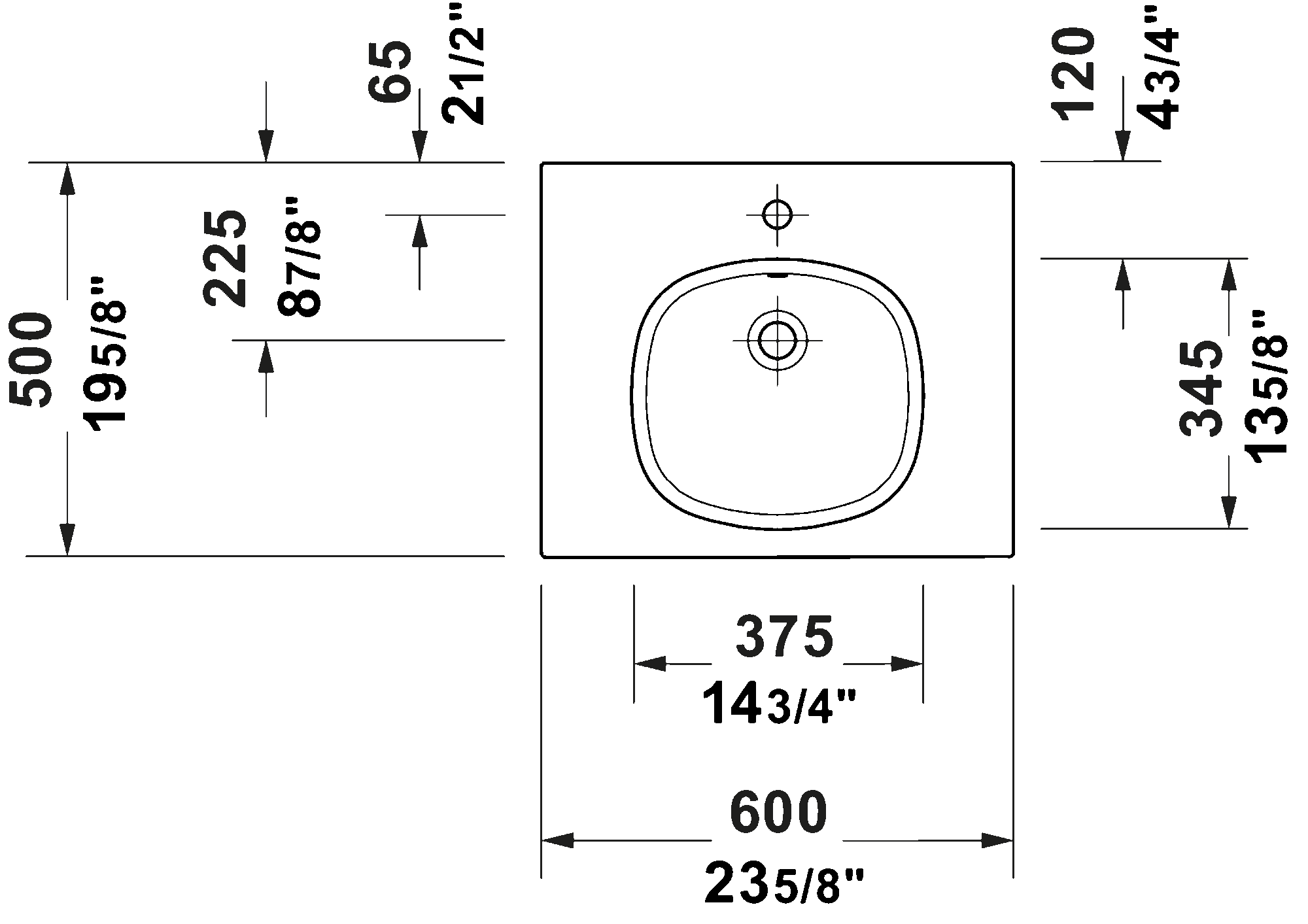 Wall Mounted Sink, 238760