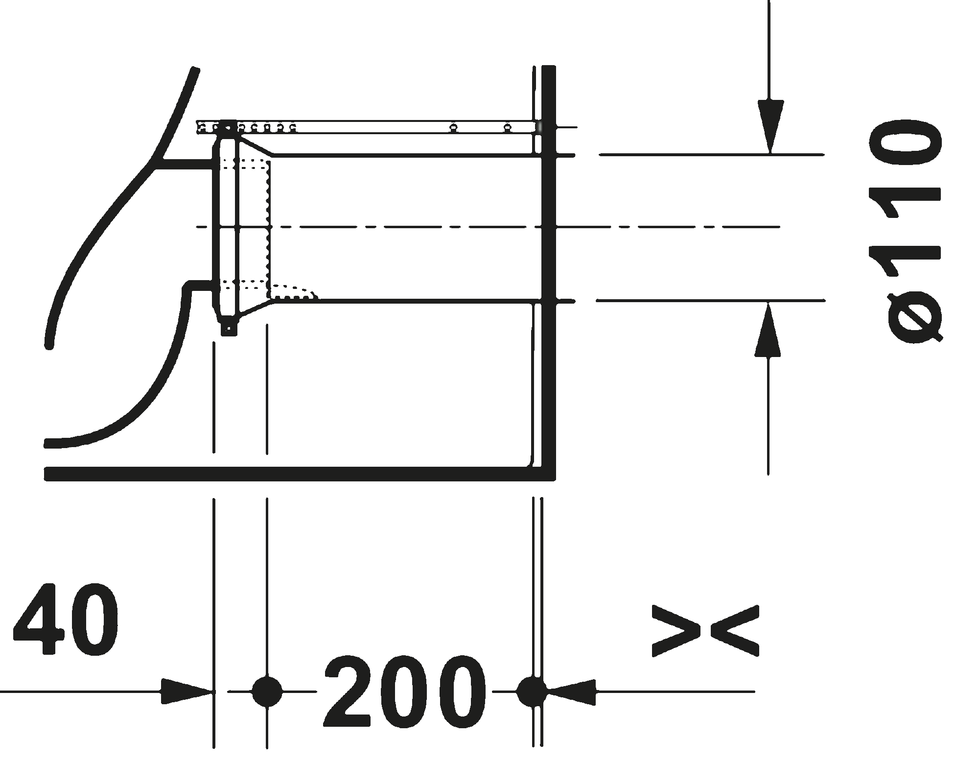 Gulvstående toalett, 207009