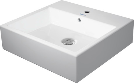 Washbasin, 2350500000 White High Gloss, Number of washing areas: 1 Middle, Number of faucet holes per wash area: 1 Middle, Overflow: Yes
