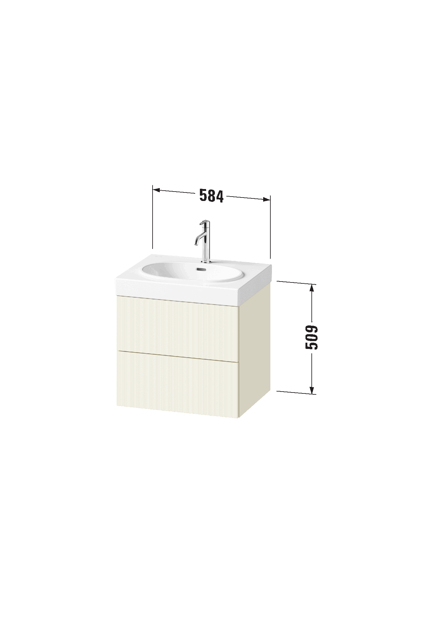 Base sottolavabo sospesa, BA4722