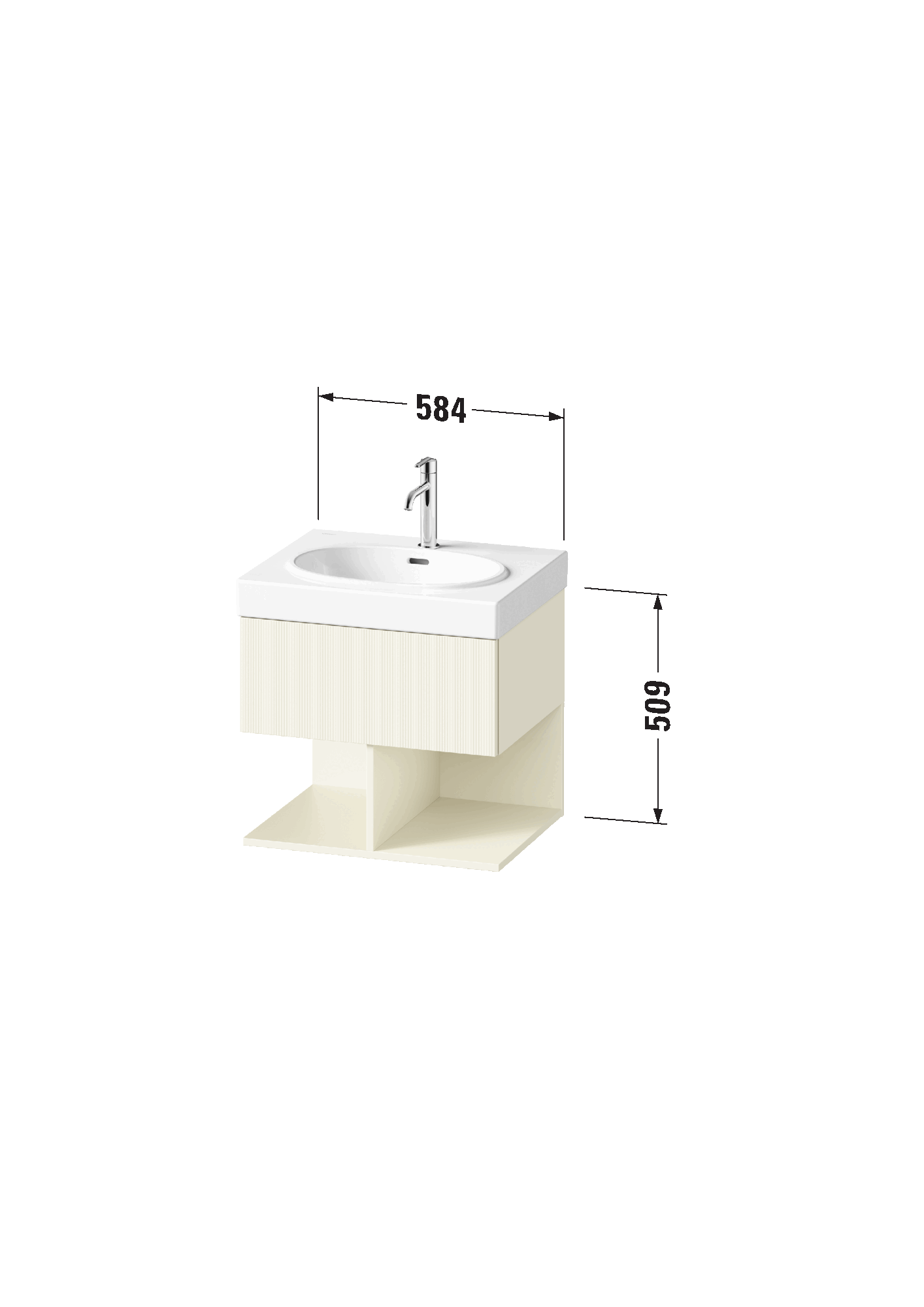 Base sottolavabo sospesa, BA4726