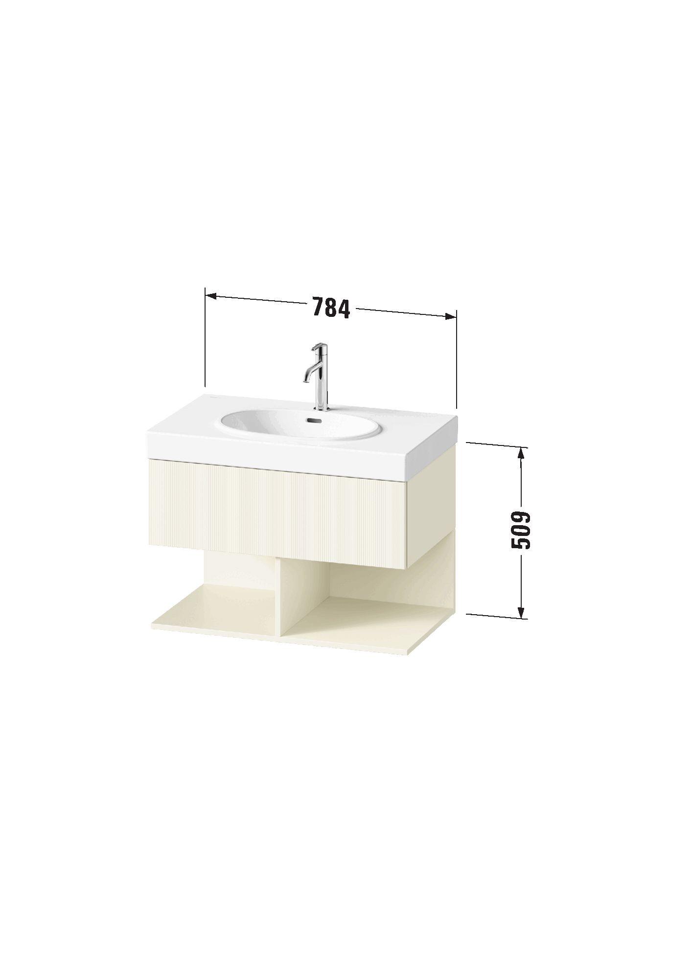 Base sottolavabo sospesa, BA4727
