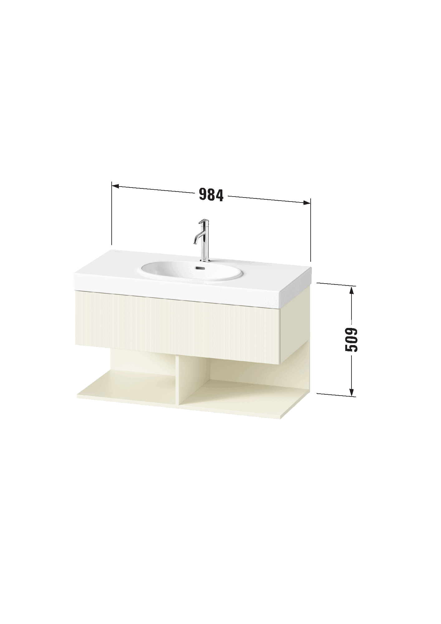 Base sottolavabo sospesa, BA4728