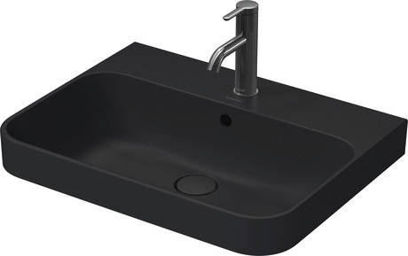 Çanak lavabo, 2360601300 Antrasit Mat, Lavabo sayısı: 1 Orta, Batarya deliği sayısı: 1 Orta