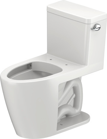 Inodoro de una pieza PRO Series, 205101AAU4 Blanco brillante, DuraShield, Single Flush, Cantidad agua de descarga: 4,8/4,8 l, Salida: Vertical, Posición del accionamiento de la cisterna: Derecha