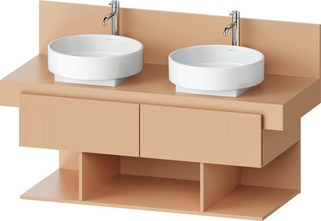 Base sottolavabo sospesa per consolle, BA50270JHIH0000 Frontale: Terraccino strutturato opaco, Bilaminato, Corpo: Terraccino opaco, Bilaminato