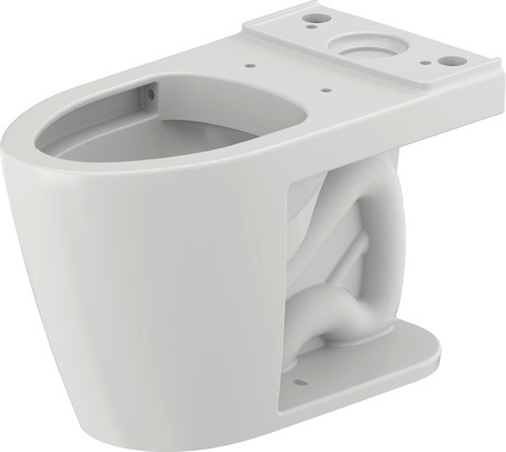 Inodoro de dos piezas PRO Series, 205001AA00 Blanco brillante, DuraShield, Cantidad agua de descarga: 4,8/4,8 l