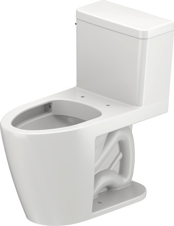 Inodoro de una pieza PRO Series, 205101AAU3 Blanco brillante, DuraShield, Single Flush, Cantidad agua de descarga: 4,8/4,8 l, Salida: Vertical, Posición del accionamiento de la cisterna: Izquierda