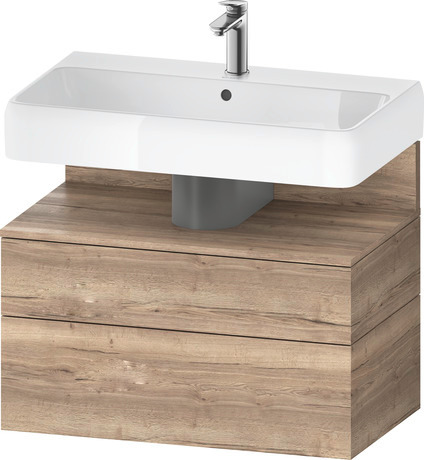 Base sottolavabo sospesa, QA4394055550000 Rovere marmorizzato opaco Bilaminato, Nicchia: Rovere marmorizzato opaco, Bilaminato