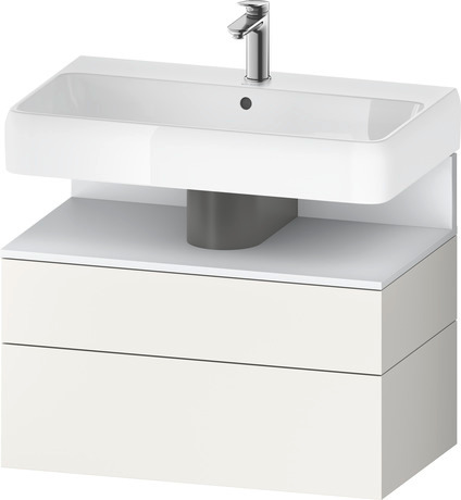 Wastafelonderbouw hangend, QA4394018840000 Wit Supermat Decor, Nis: Wit Mat, Decor