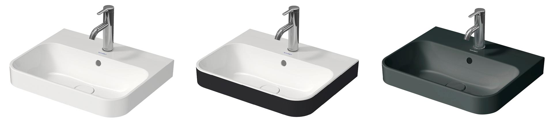 Various colors of Happy D.2 Plus washbowls
