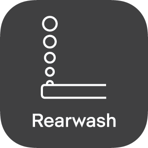 SensoWash® Classic function Rearwash
