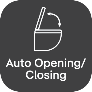 SensoWash® Classic function Automatically opening and closing lid