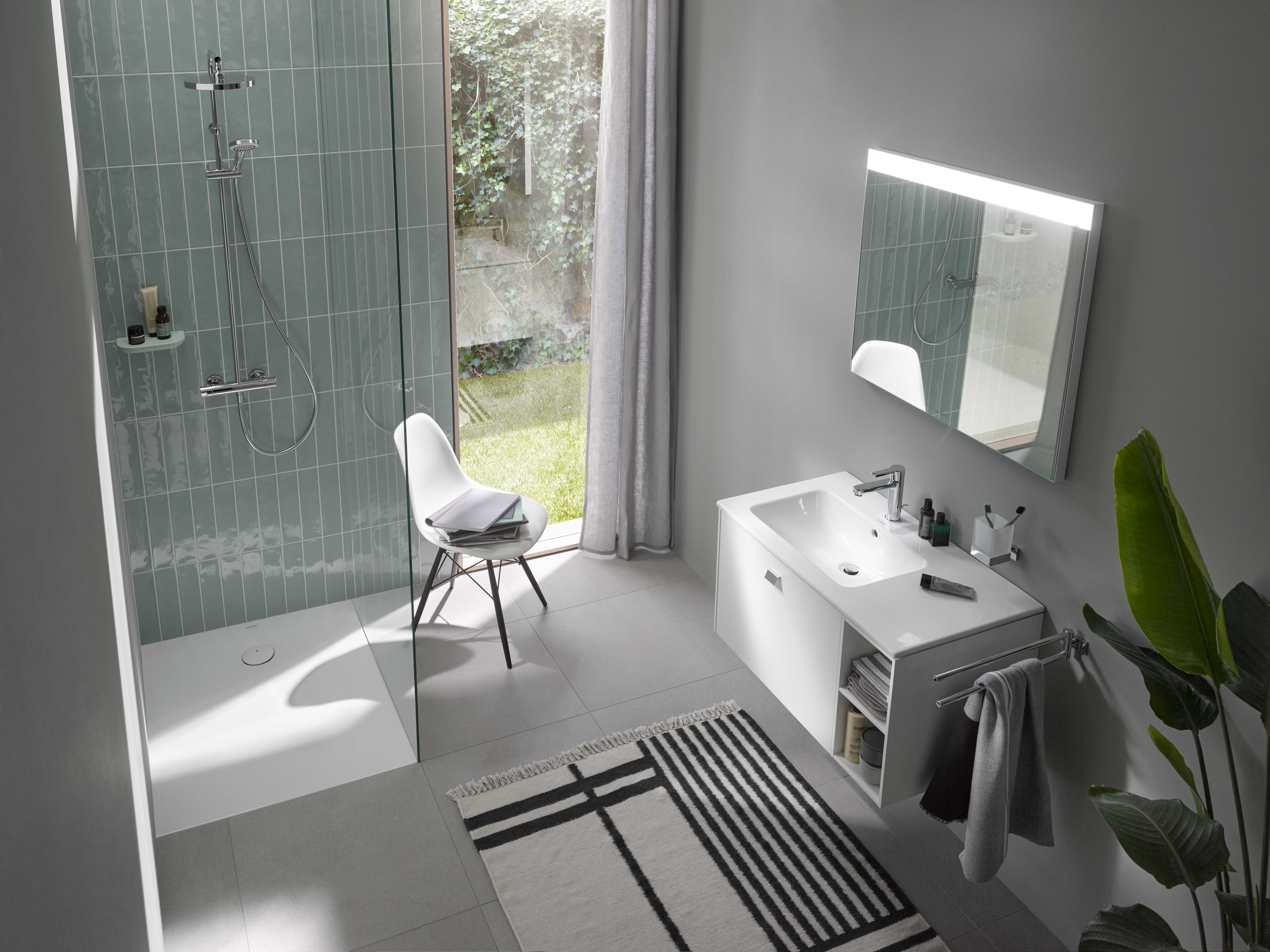 small bathroom with Brioso vanity unit