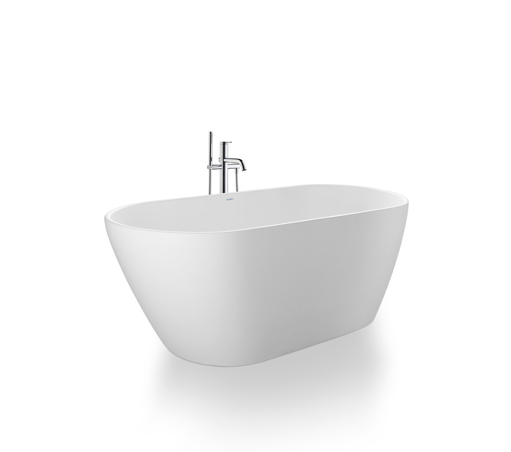 freestanding D-Neo bathtub made of DuraSolid
