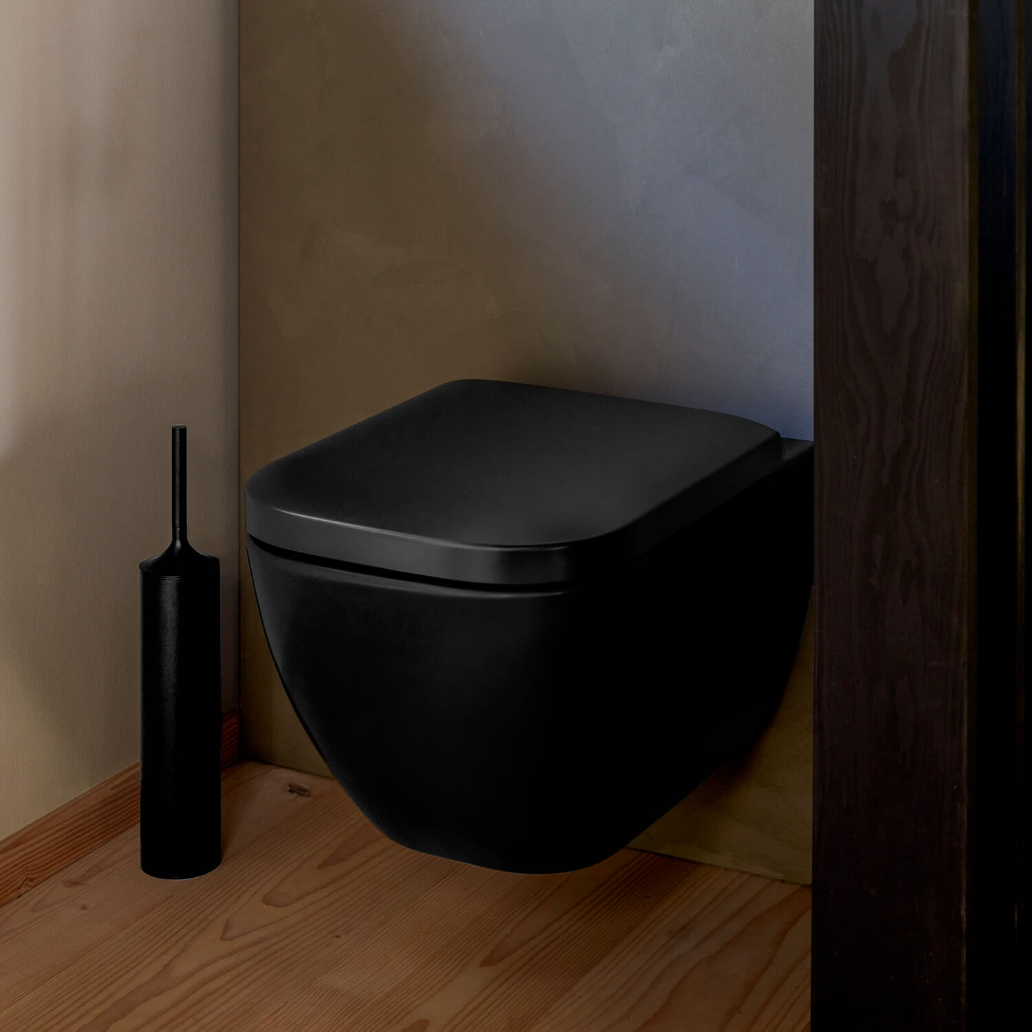 Black Happy D.2 wall toilet
