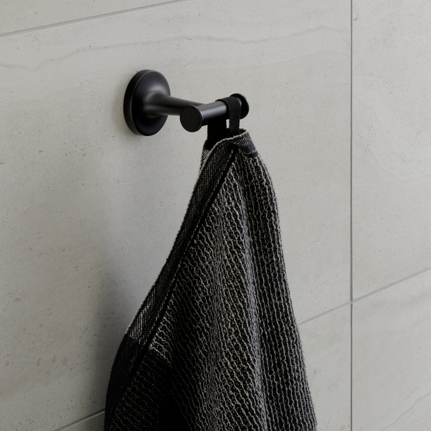 Starck T towel hook black
