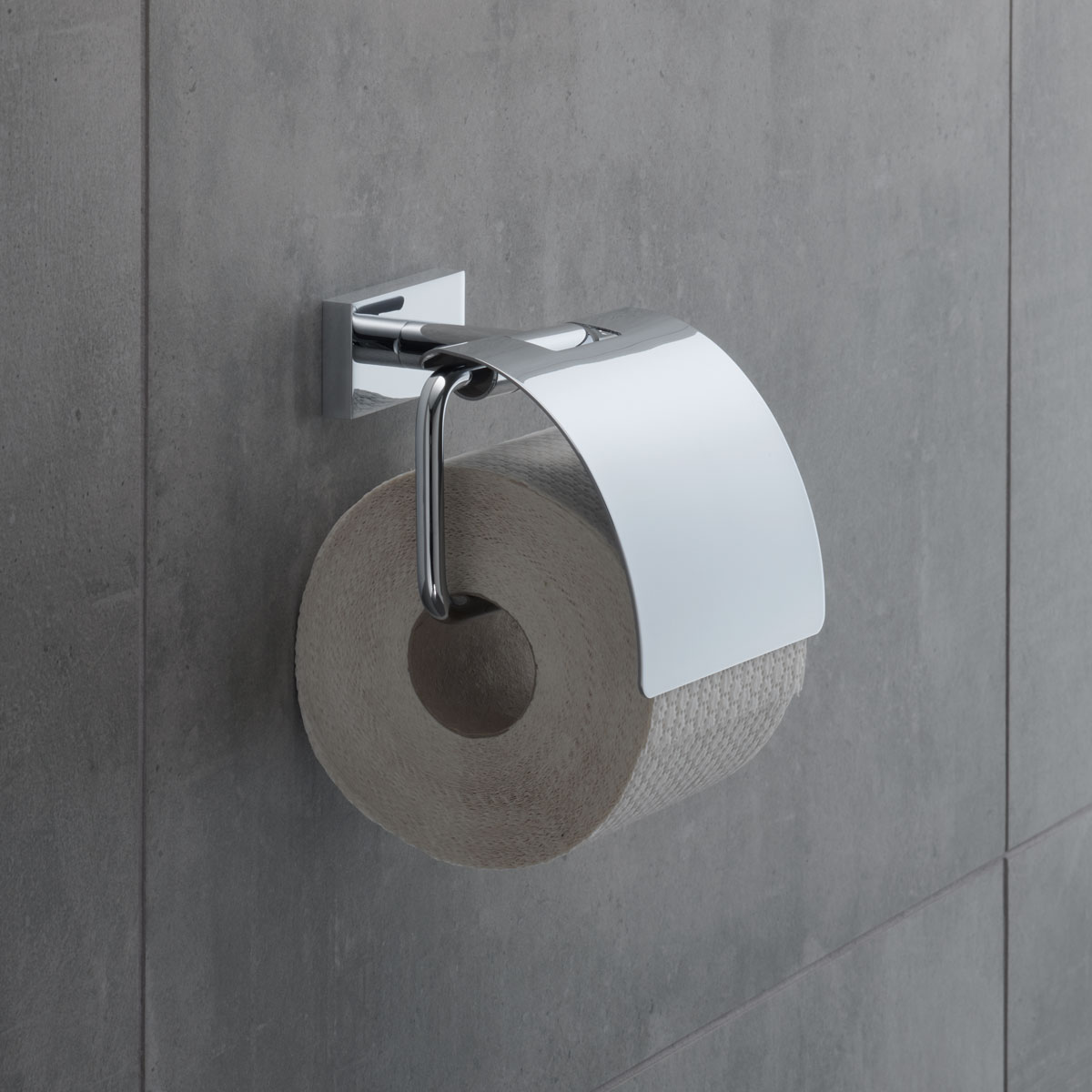 Toilet paper holders Karree chrome wall mounted