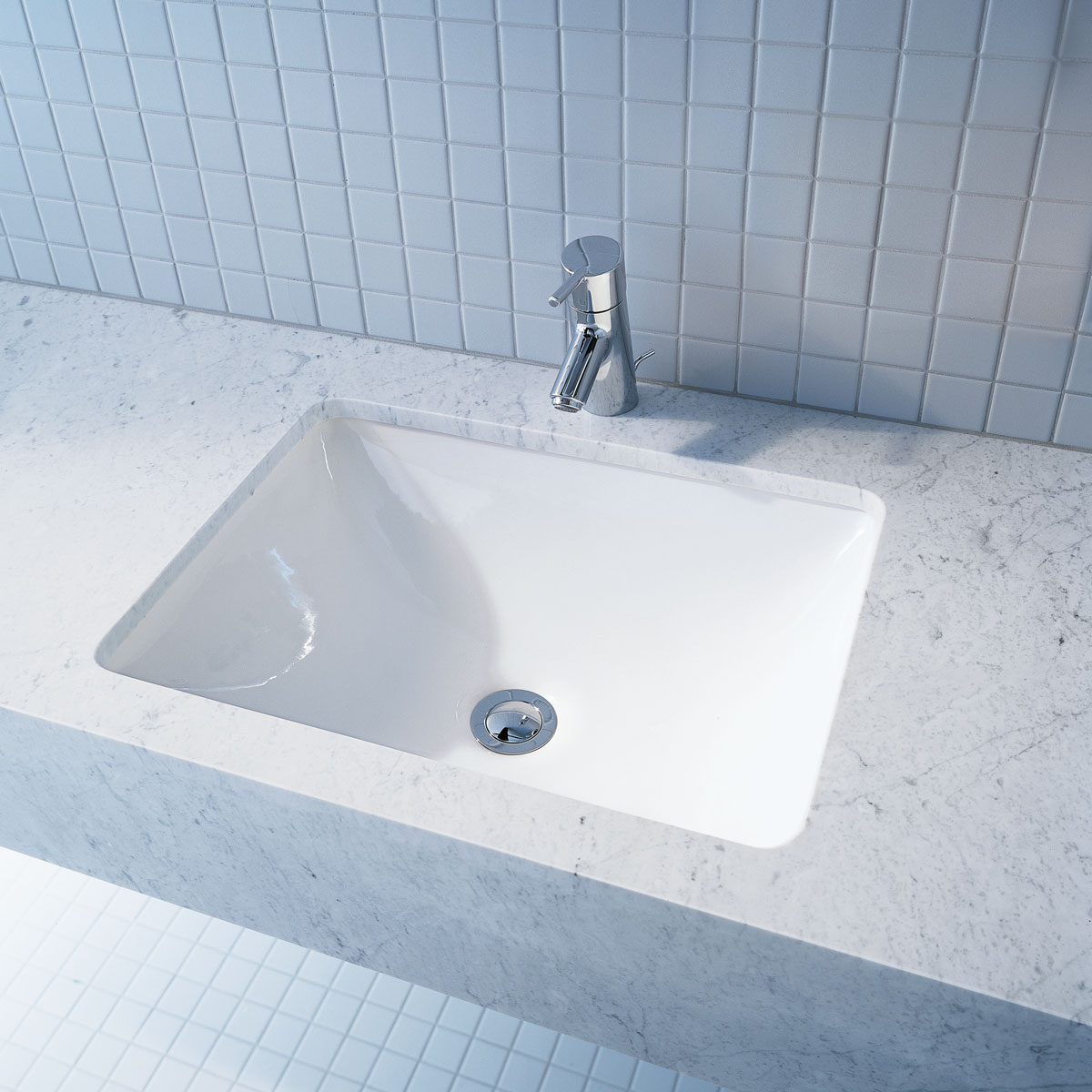 Starck 3 built-in washbasin