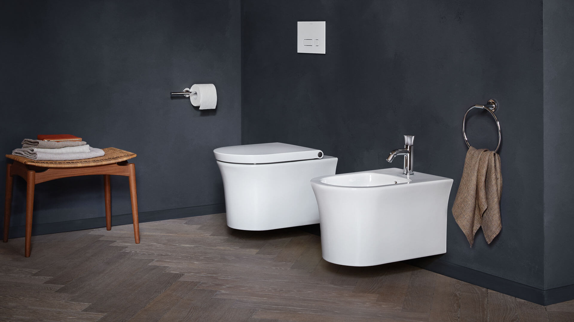 Bidet et cuvette suspendus WhiteTulip
