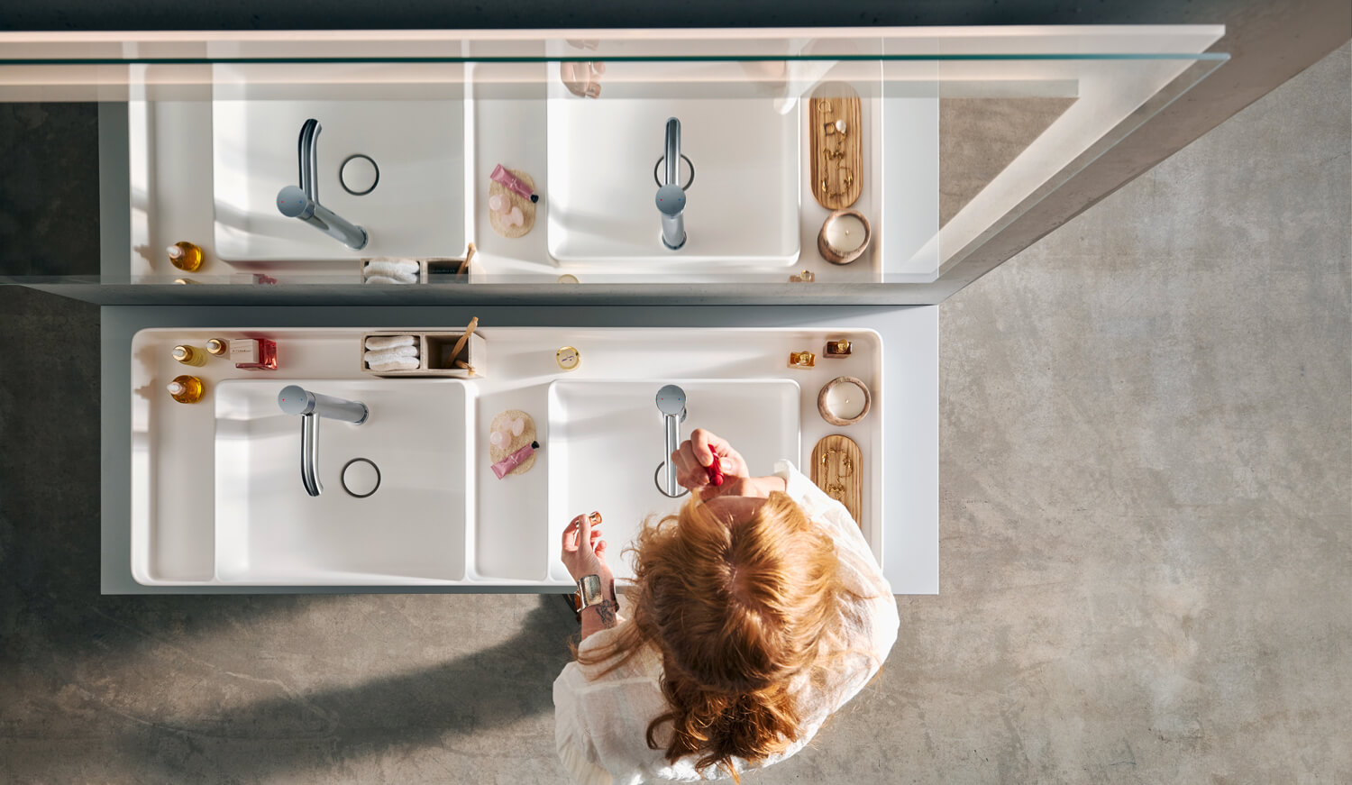 Bento Starck Box countertop sink with fitting island
