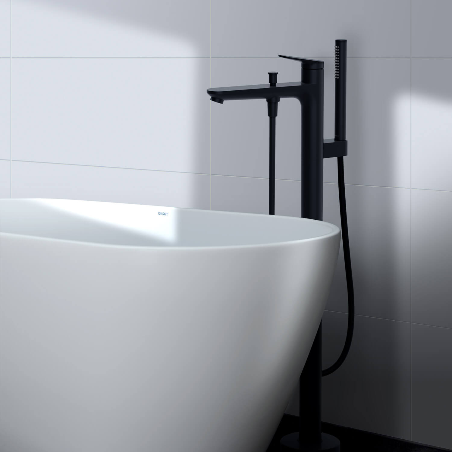 Standing bathtub faucet
