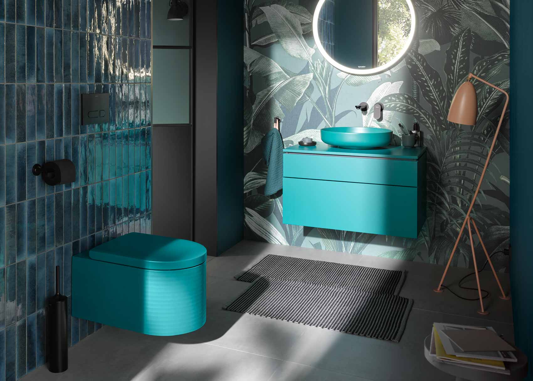 Bagno completo Duravit in Cannella opaco