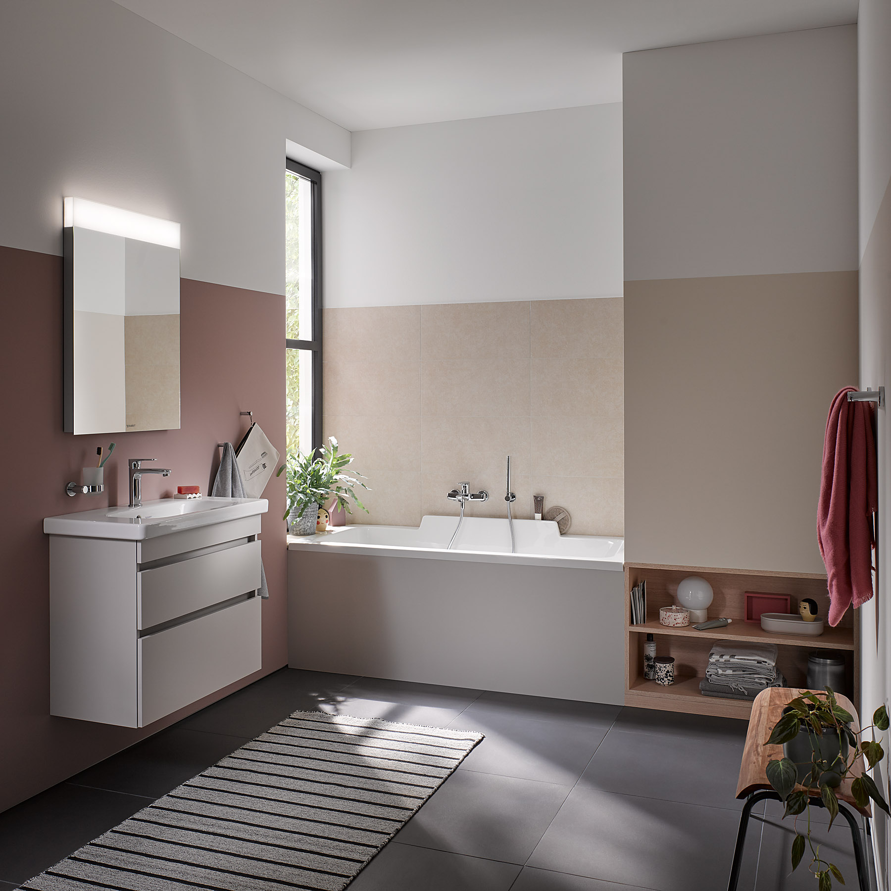 tiny bathroom with DuraStyle bathroom furniture
