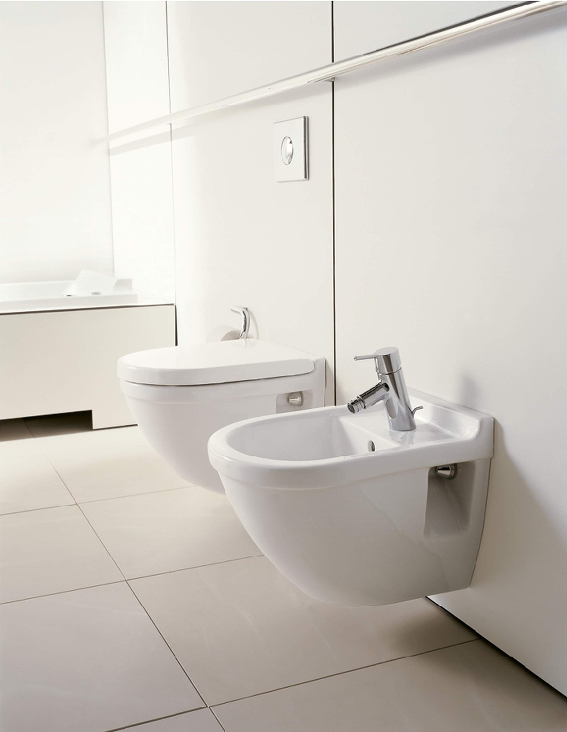 Barrier-free bathroom with height toilet
