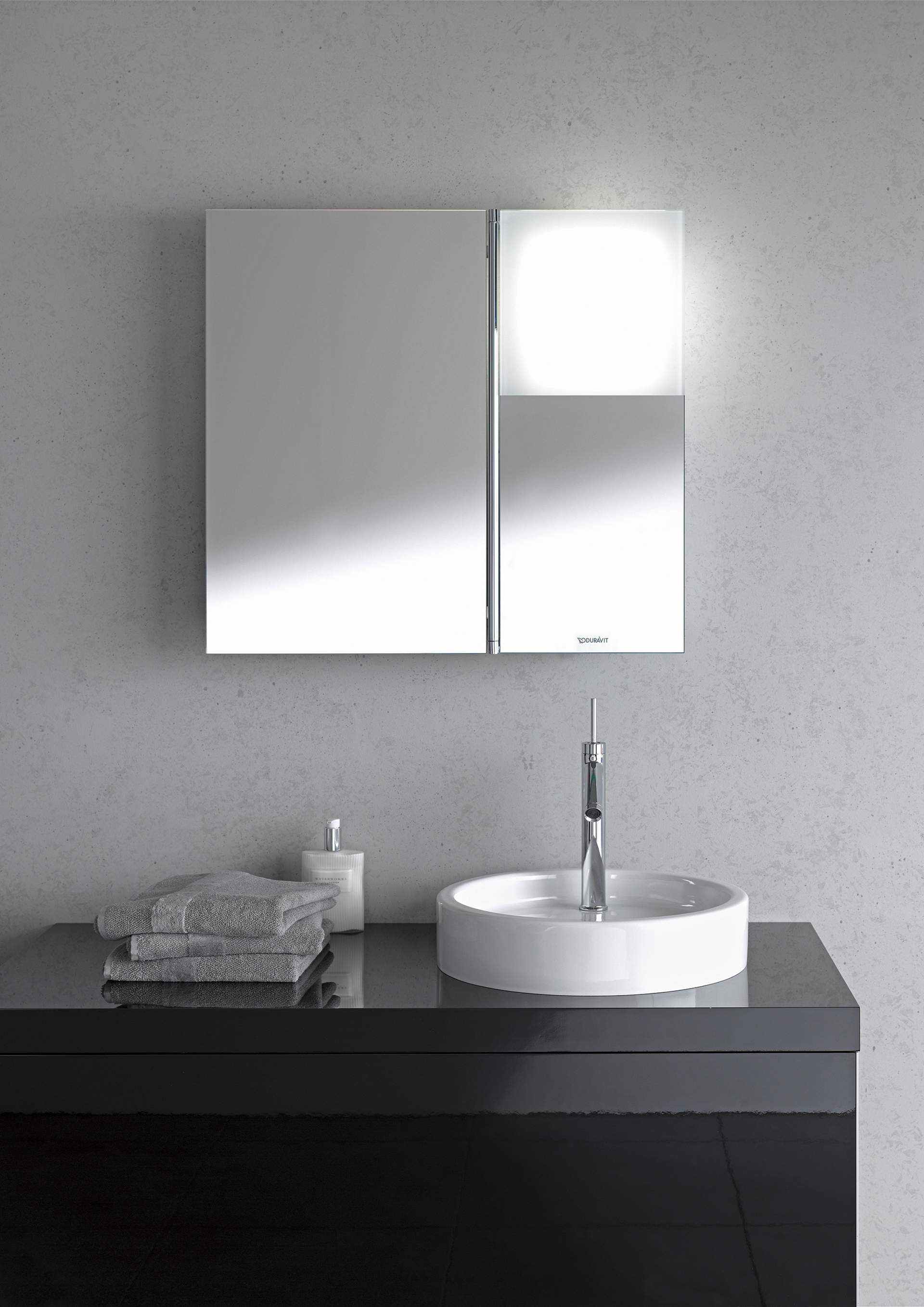 Barrier-free bathroom with height toilet
